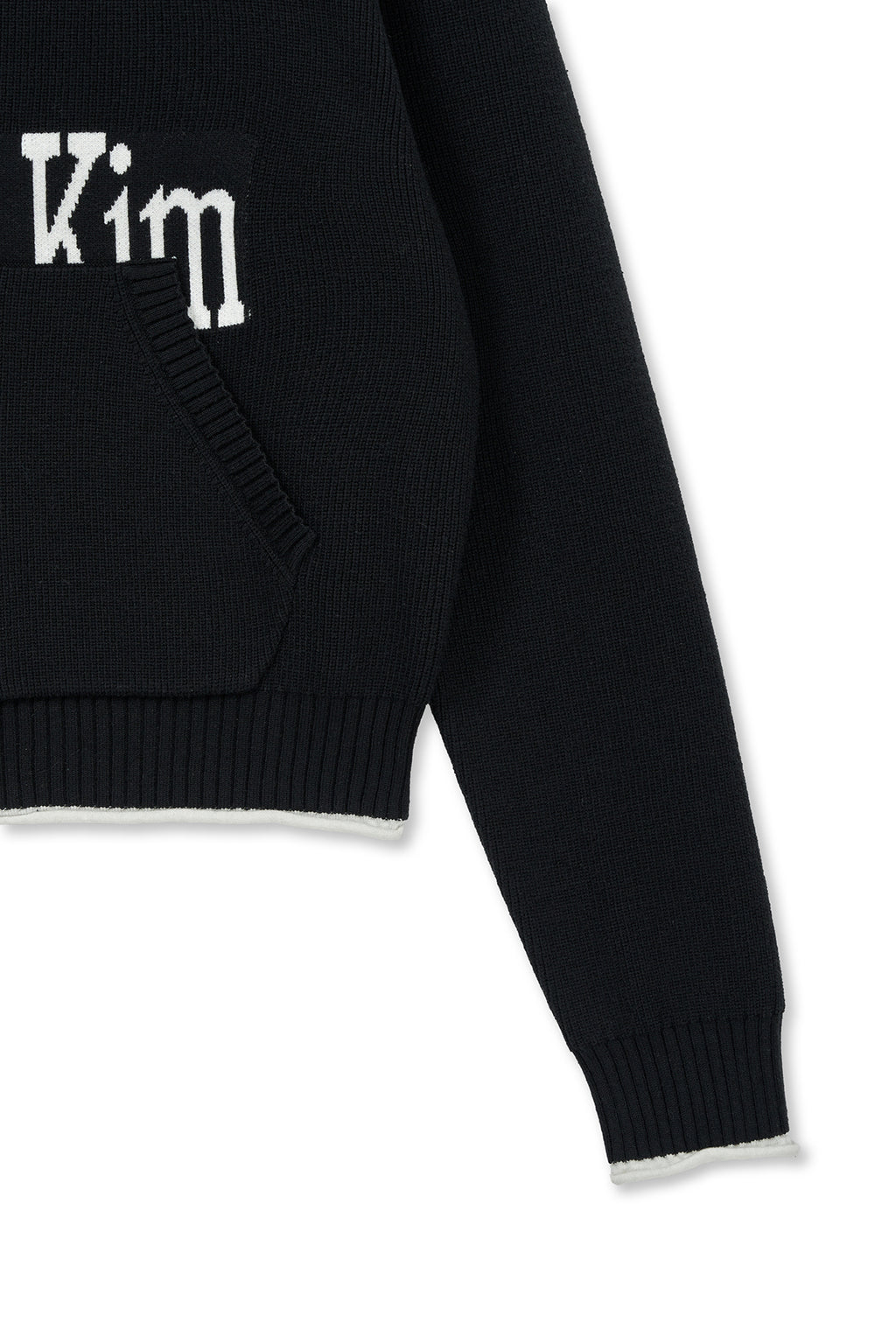 Matinkim Matin Spell Point Knit Zip UP IN Black