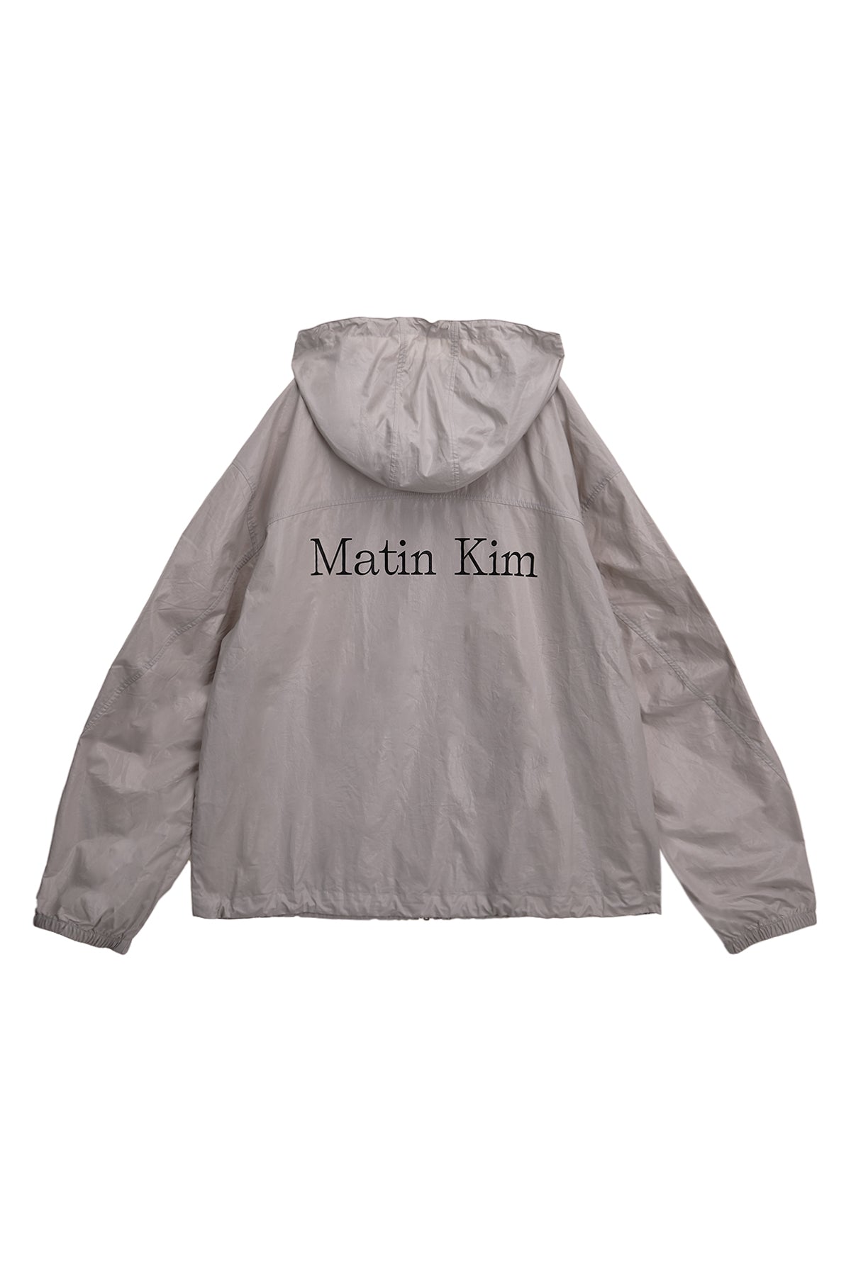 Matinkim Matin High Neck Hoody Coating Jumper For Men IN Light Grey