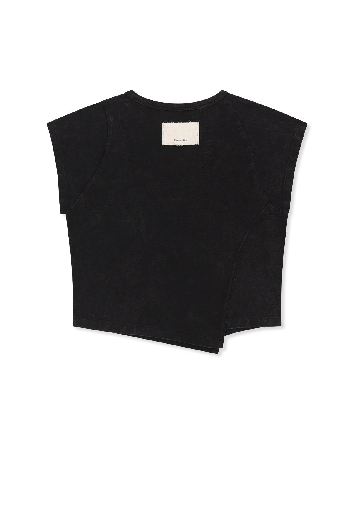 Matinkim Curved Cut Slim Top IN Black