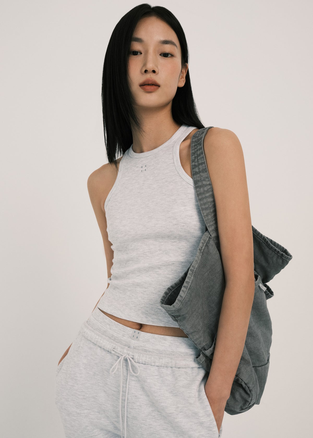 Grove Grvb Rib Halter-neck Sleeveless