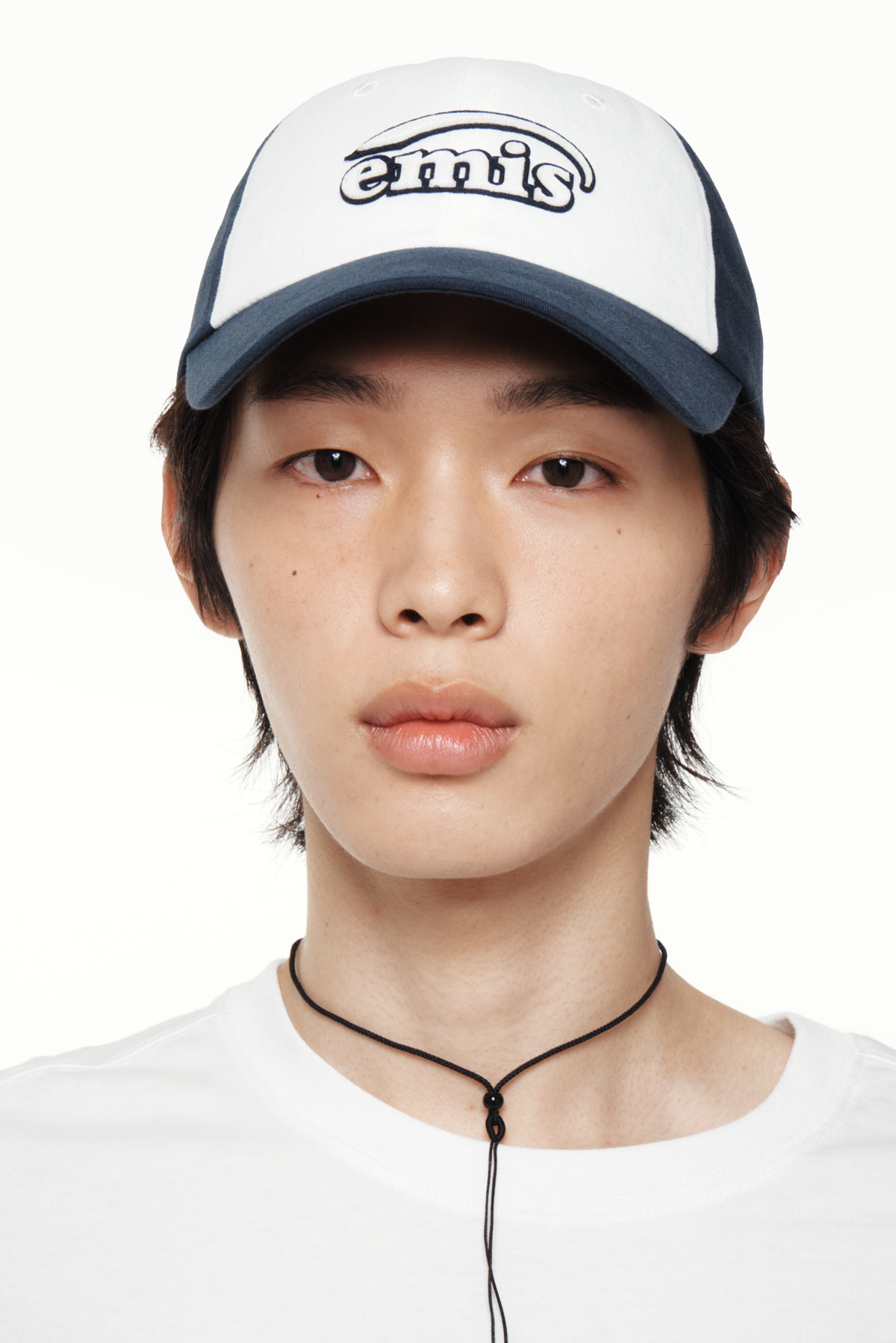 Emis Dual Panel Ball Cap-Navy