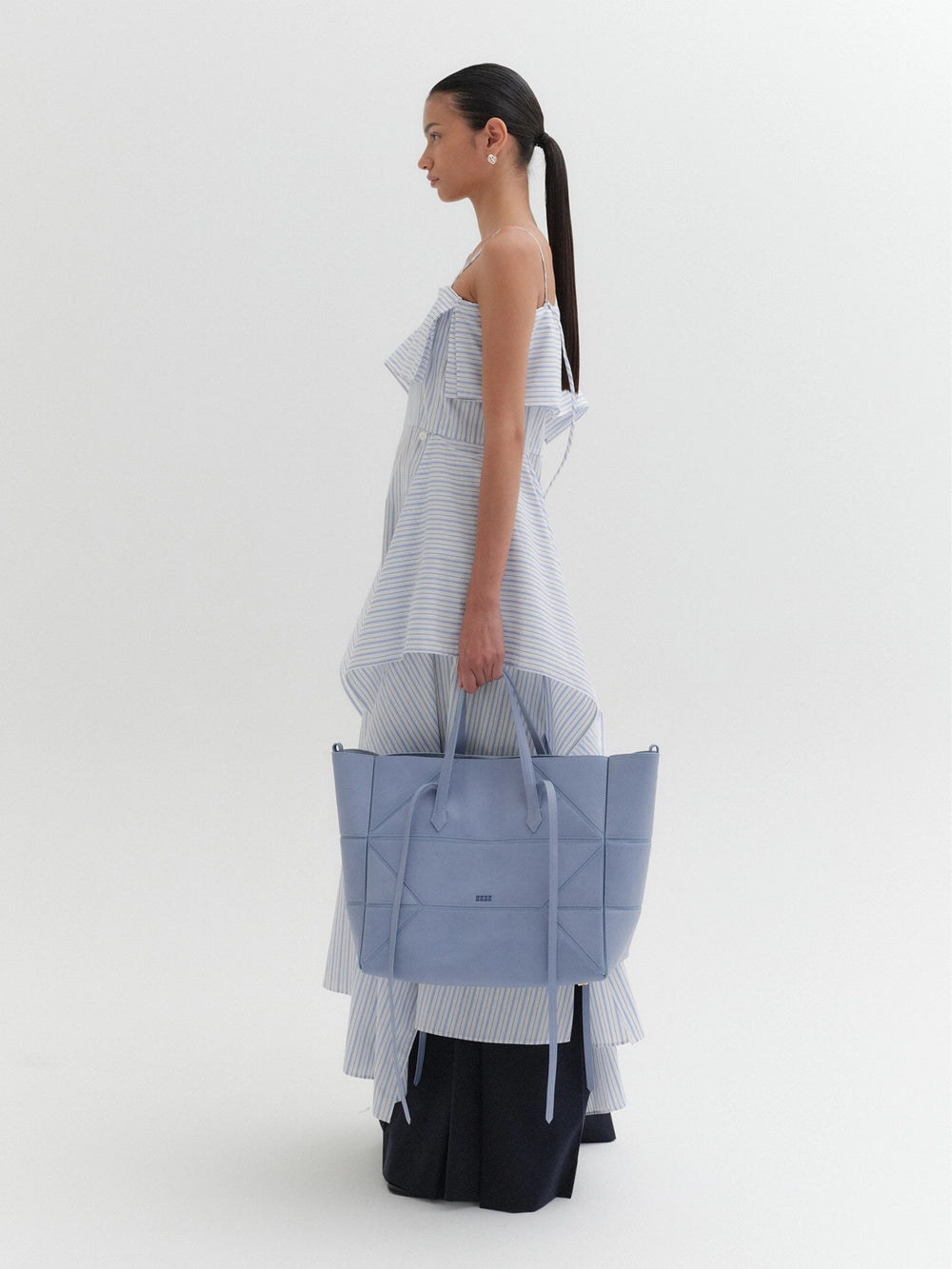 EENK Layered Maxi Dress - Sky Blue