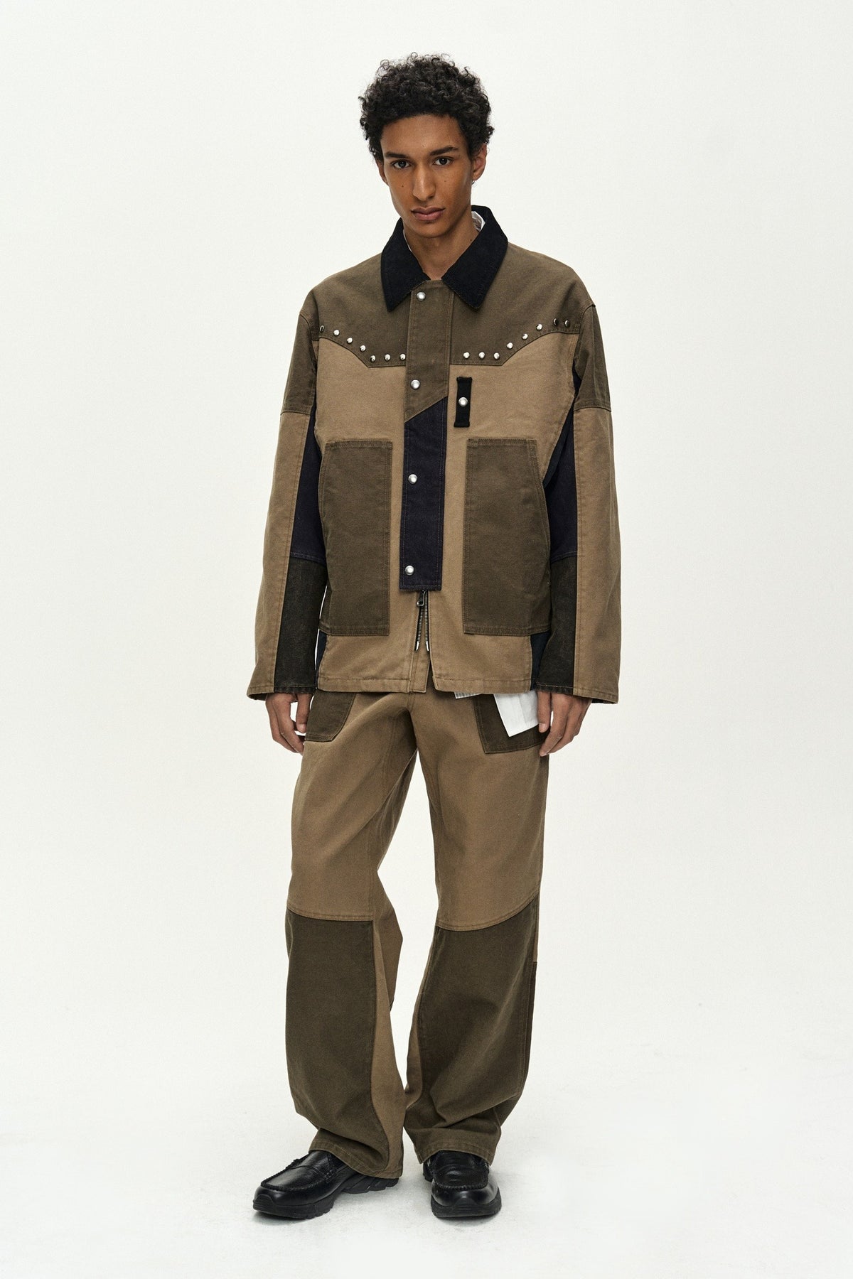 Andersson Bell Austin Patchwork Washed Jacket