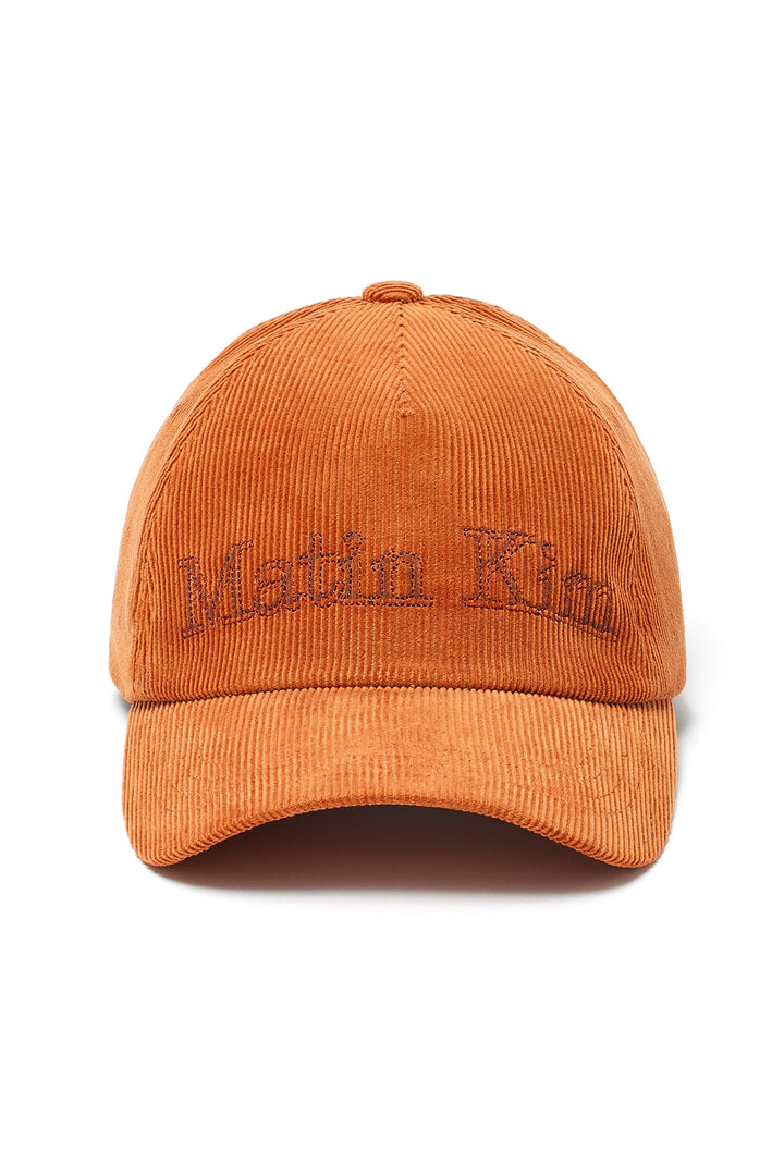 Matinkim Matin Corduroy Ball Cap IN Orange