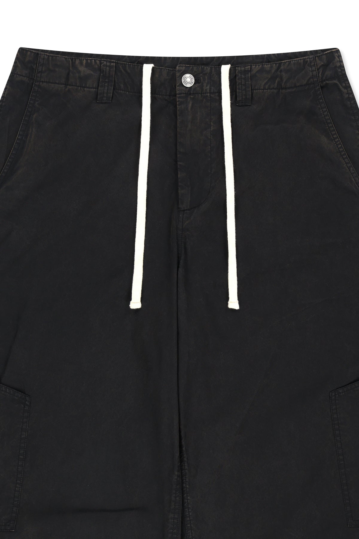 Matinkim Faded Wax Pants For Men IN Black