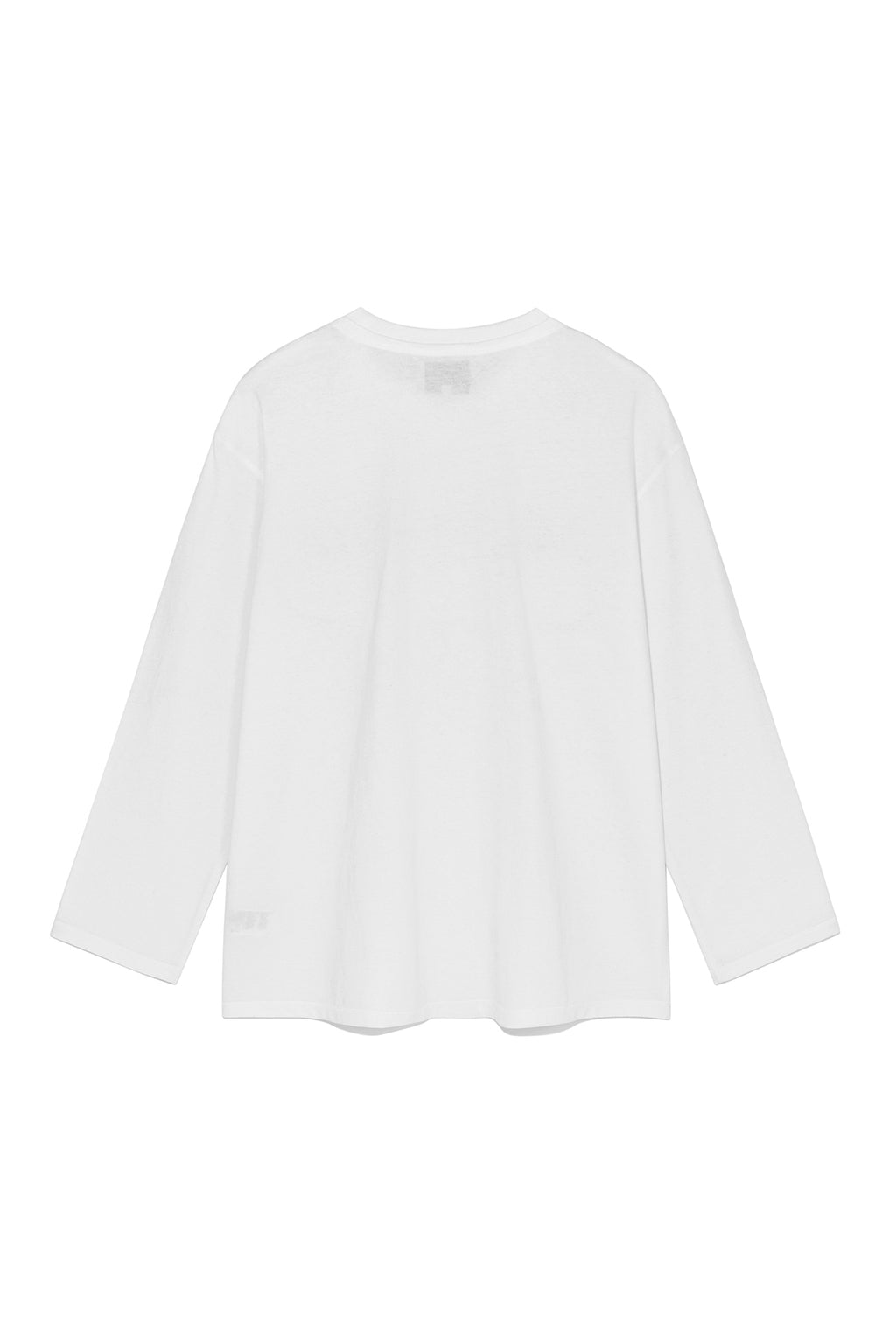 [matinkim] MATIN LOGO TYPO LONG SLEEVE TOP IN WHITE