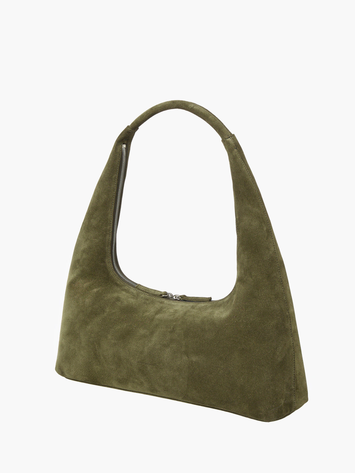 Margesherwood Hobo Large dark olive suede
