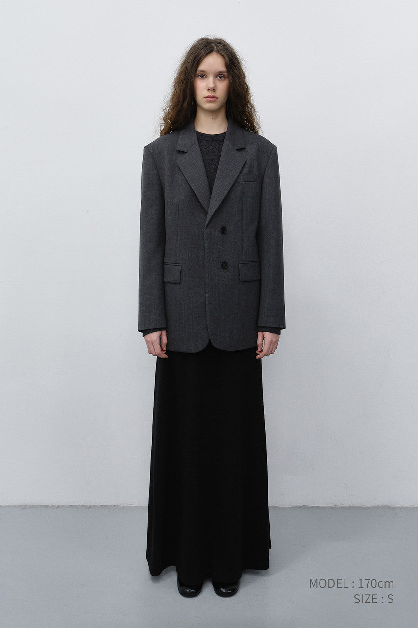 Dunst Knitted Maxi Skirt Black