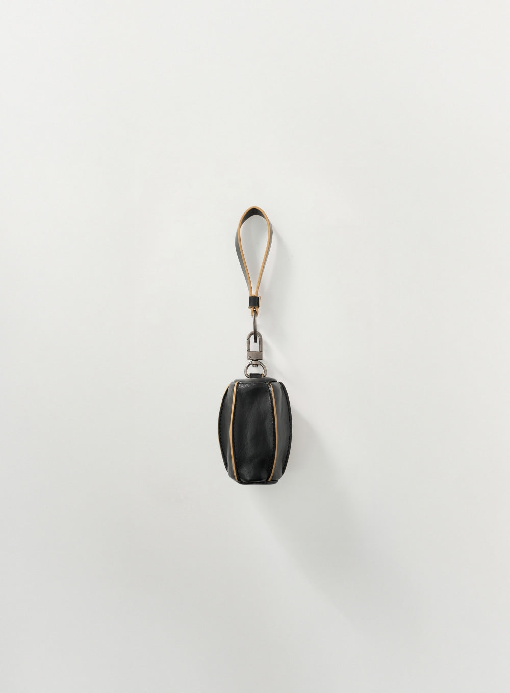 Satur Barrel Mini Pouch Keyring - Black