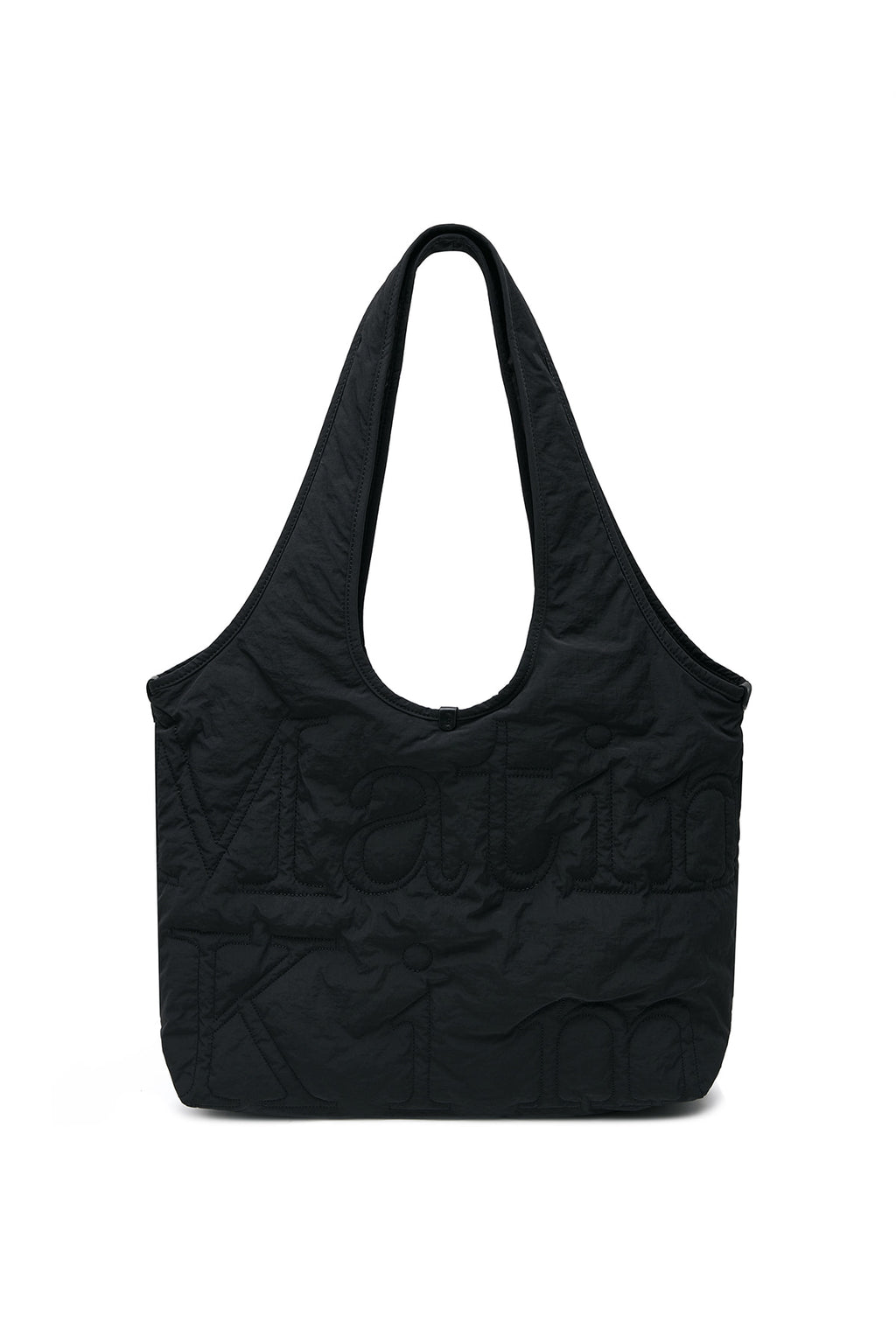 [matinkim] MATIN LOGO QUILTING ECOBAG IN BLACK