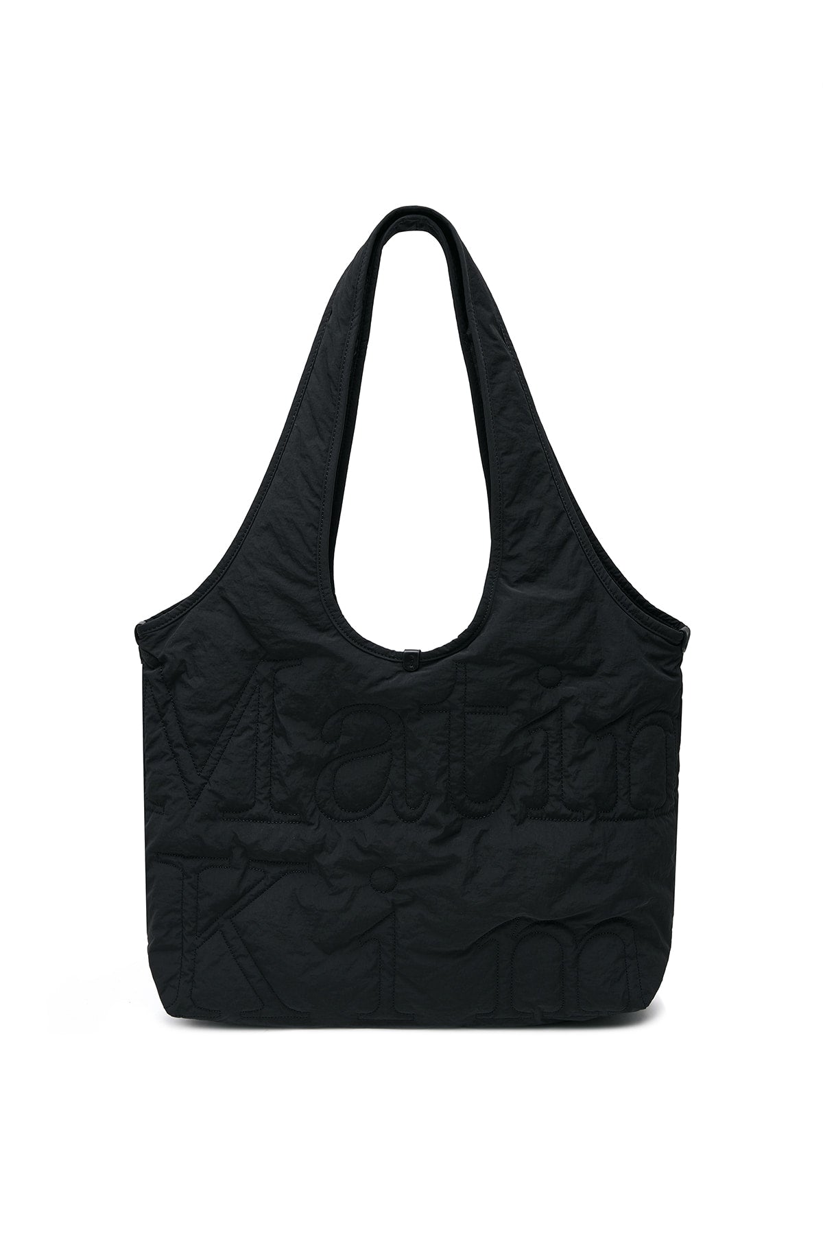 [matinkim] MATIN LOGO QUILTING ECOBAG IN BLACK