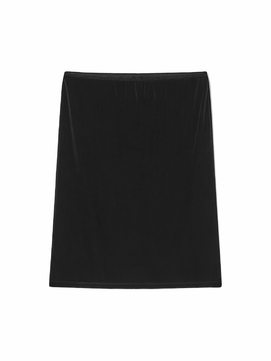 GLOWNY G Box Midi Skirt (Black)
