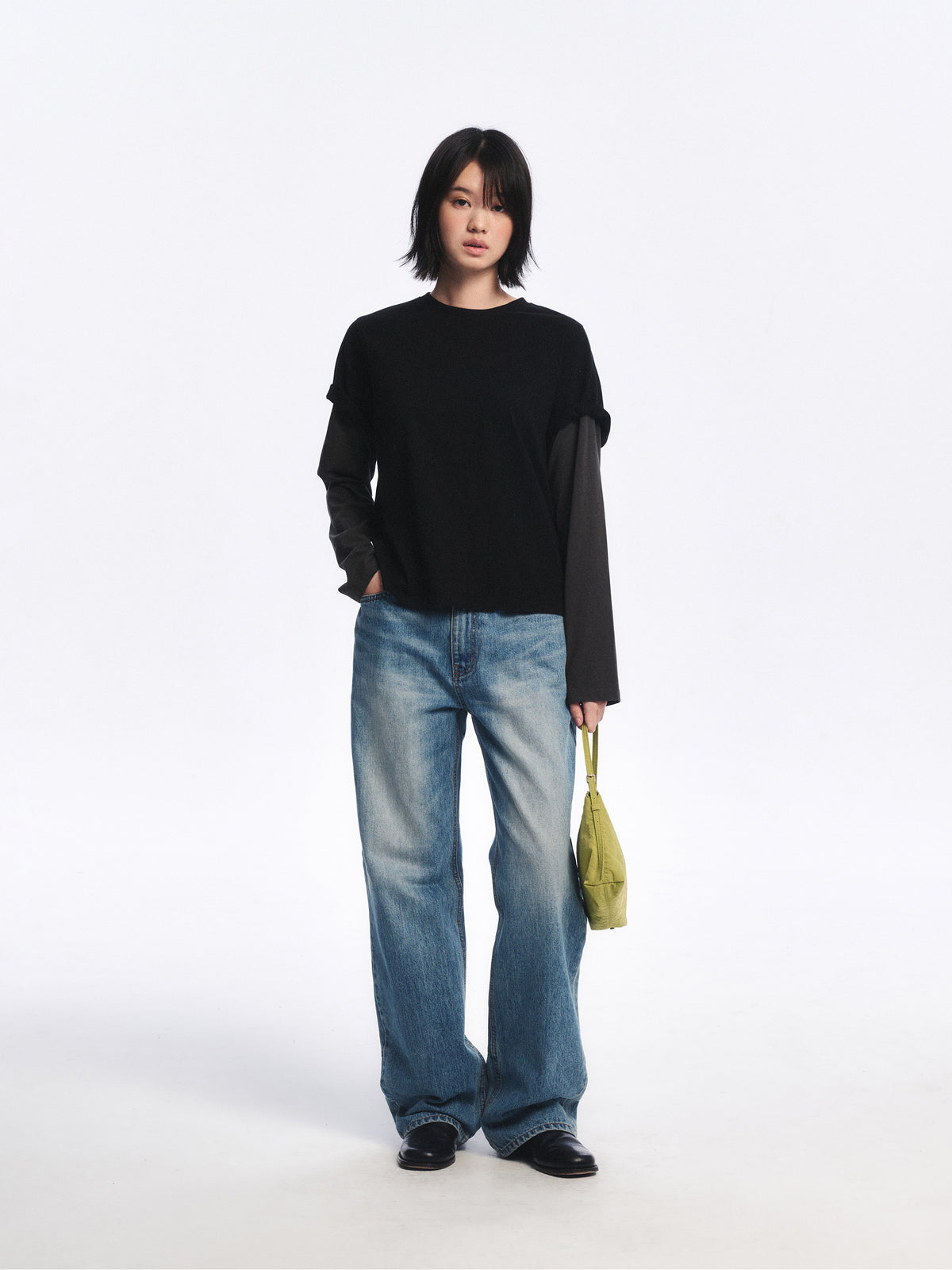 Low Classic Lc Layered Tee Black