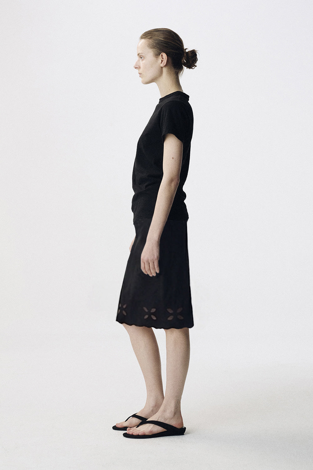 Nothing Written Lia cutout skirt (Black)