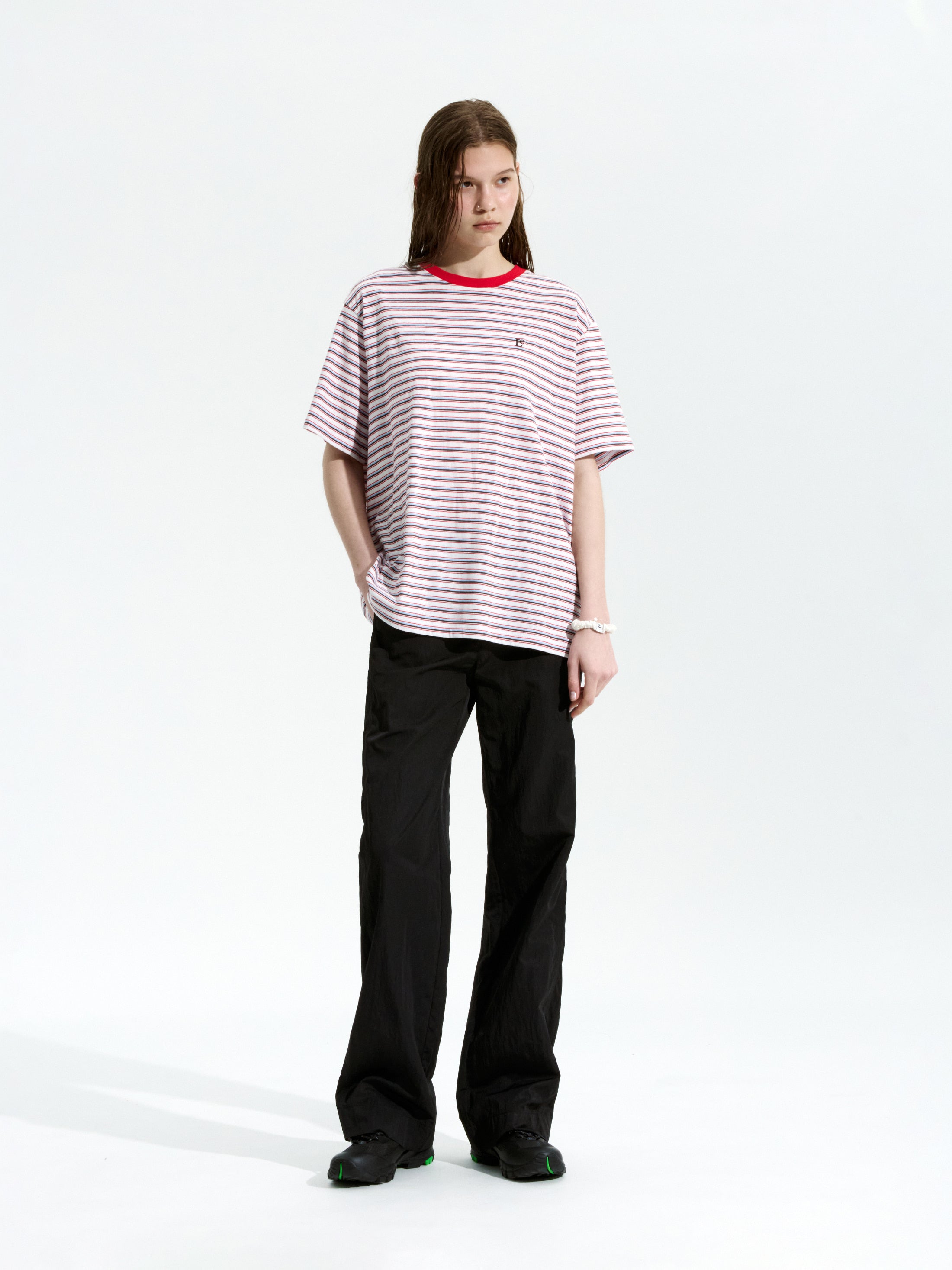 Low Classic Lc Striped Basic T-Shirt Off White