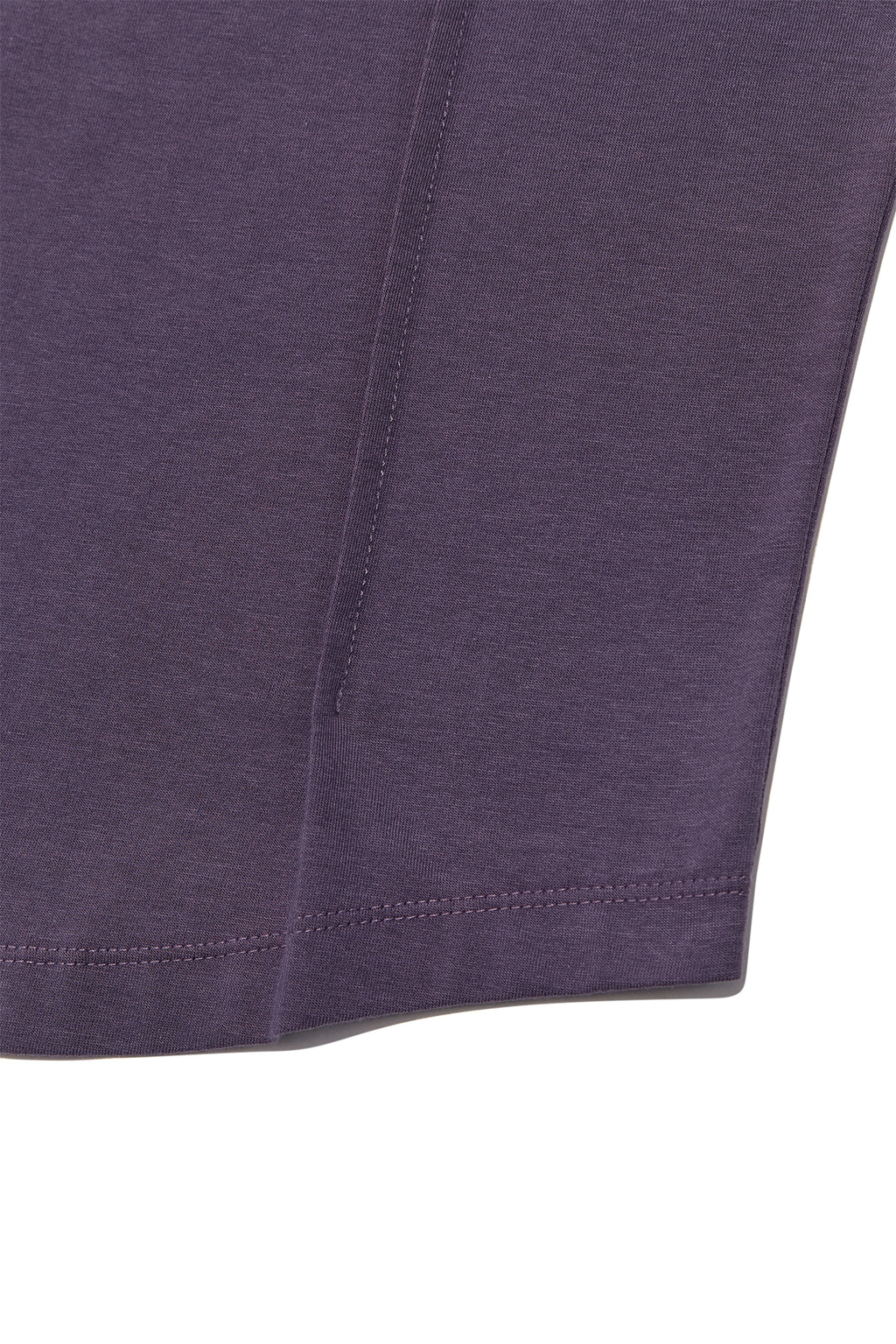 [matinkim] TUCK DETAIL SMALL LOGO TOP IN PURPLE