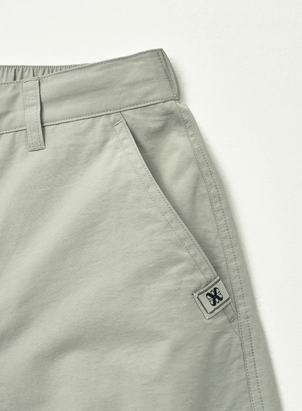 [satur] Nylon Parachute Shorts - Gray