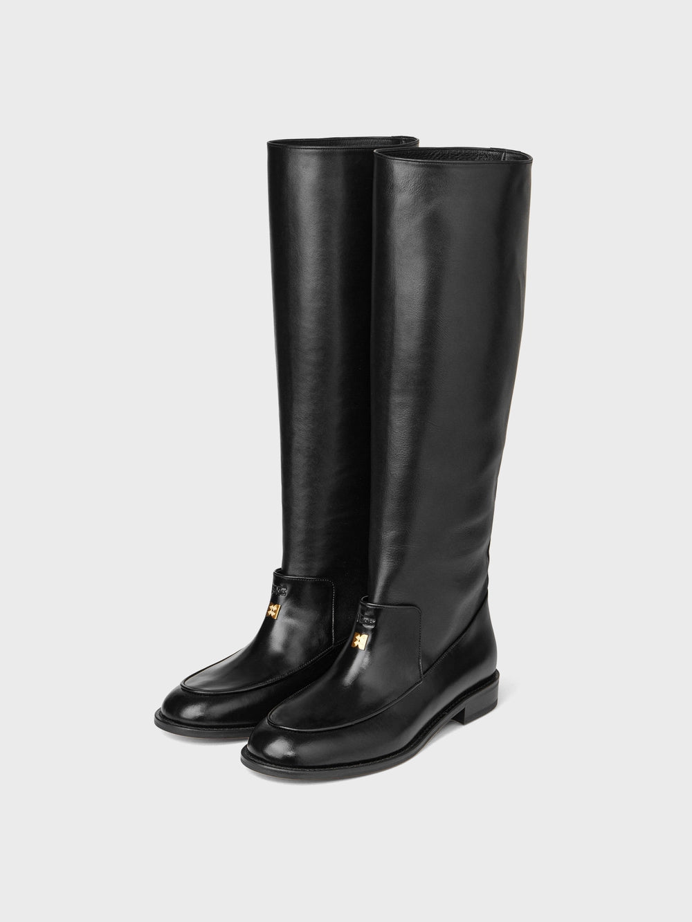 EENK Layered Long Boots - Black