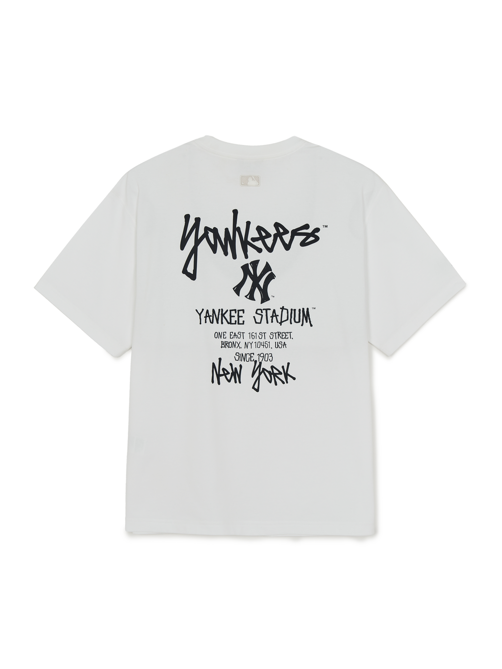 MLB Korea Basic Street Back Lettering Over Fit T-shirt