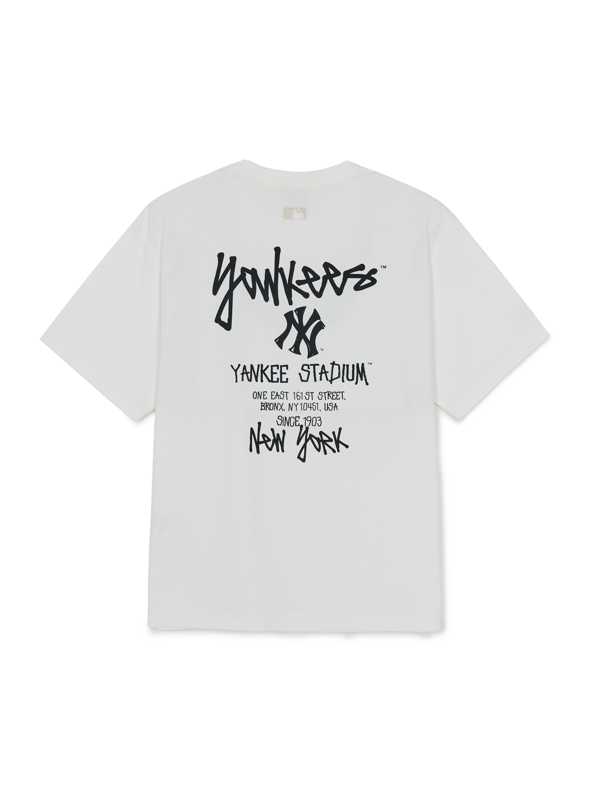 MLB Korea Basic Street Back Lettering Over Fit T-shirt