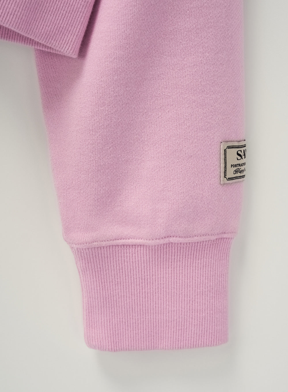 [satur] (W) Dublin Crop Hood T-shirt - Pink
