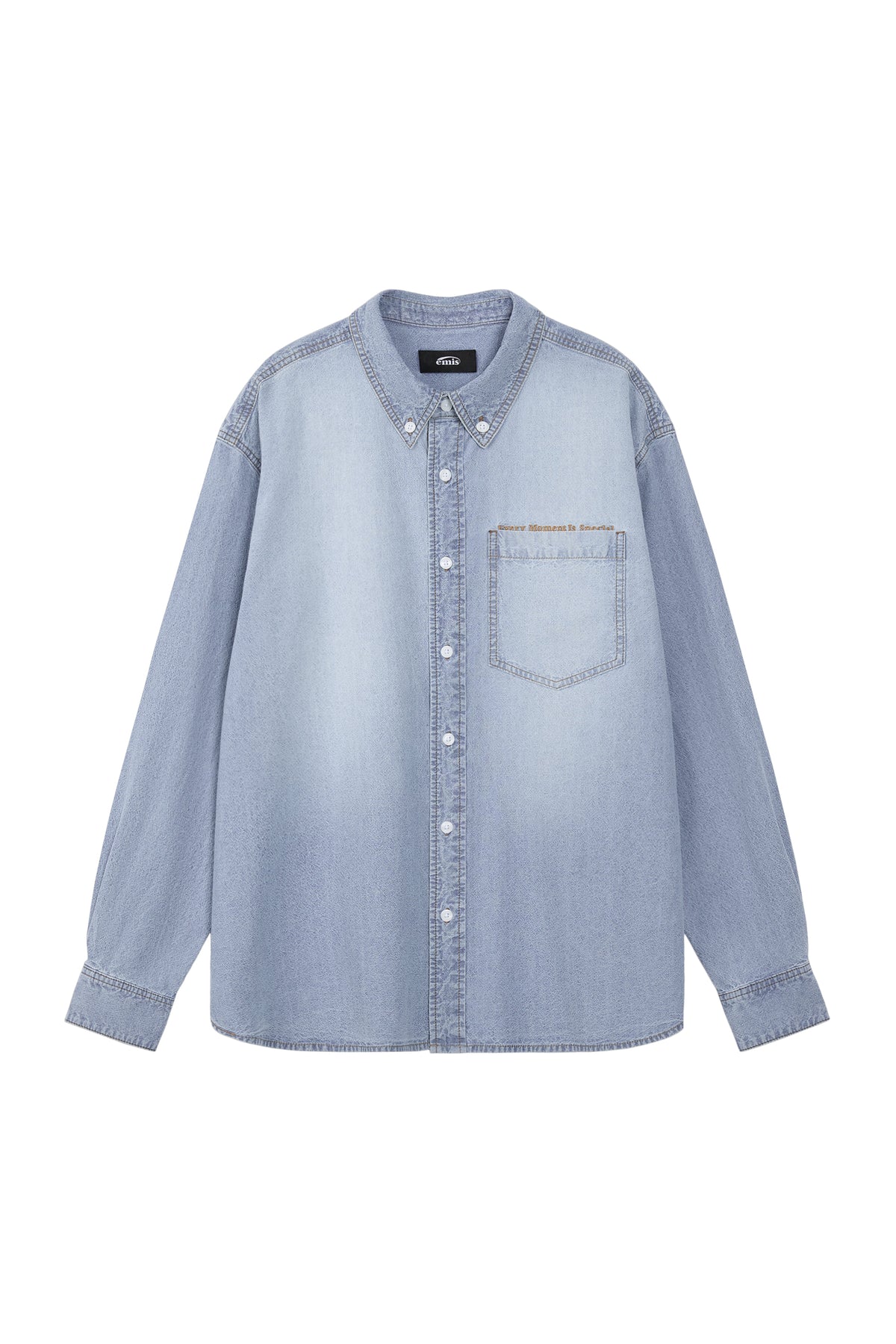 EMIS Chambray Denim Shirt-Light Blue