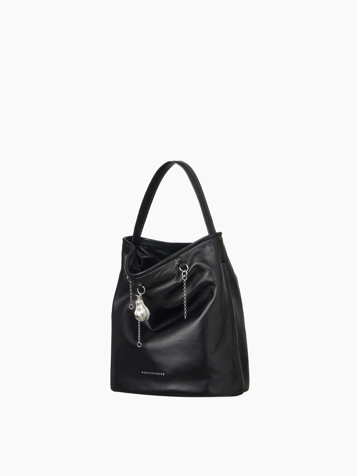 MARGESHERWOOD Wired Bucket black airy nappa