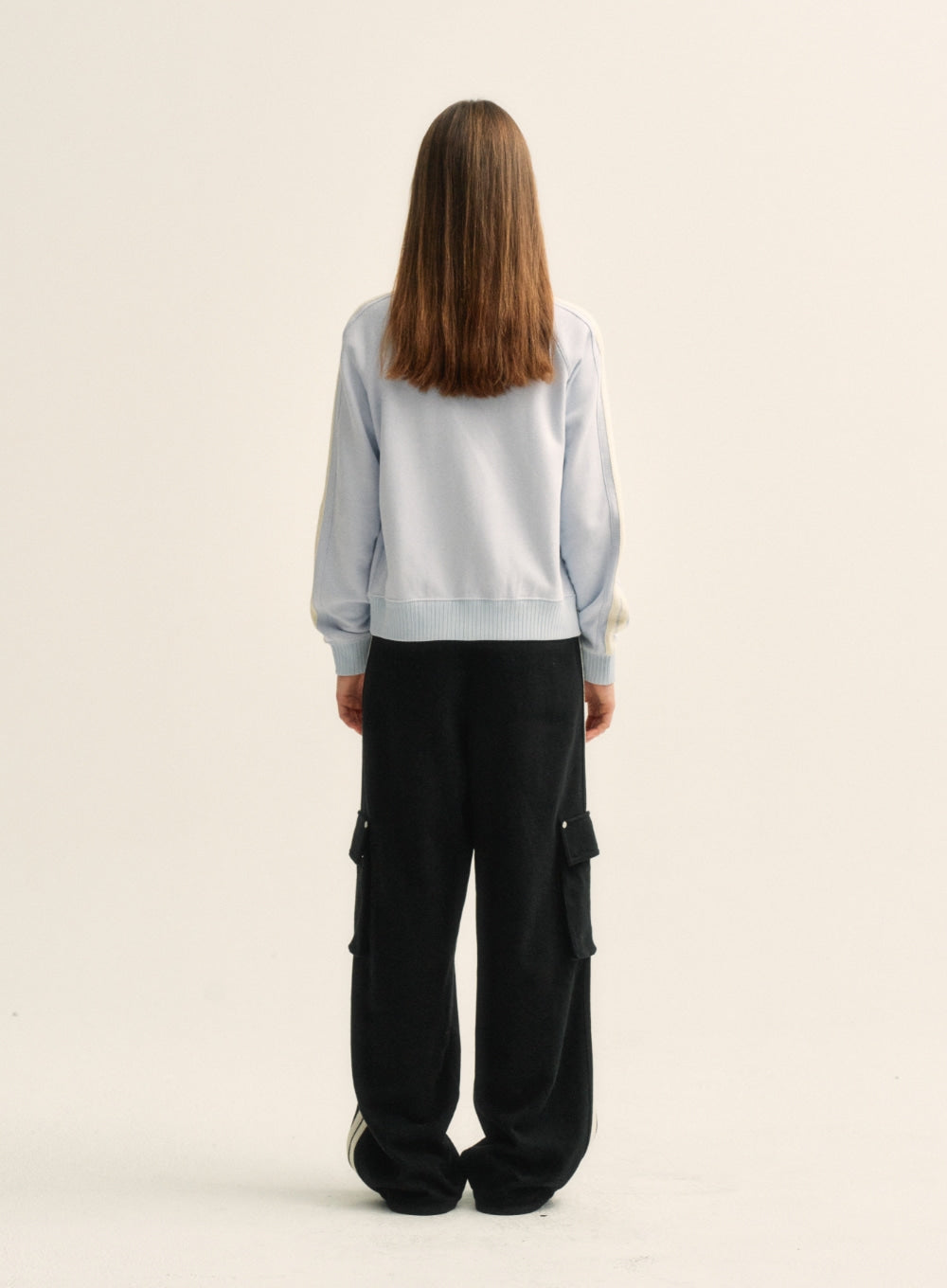 [satur] (W) Lawton All Day Track Zip-up Jacket - Sky Blue