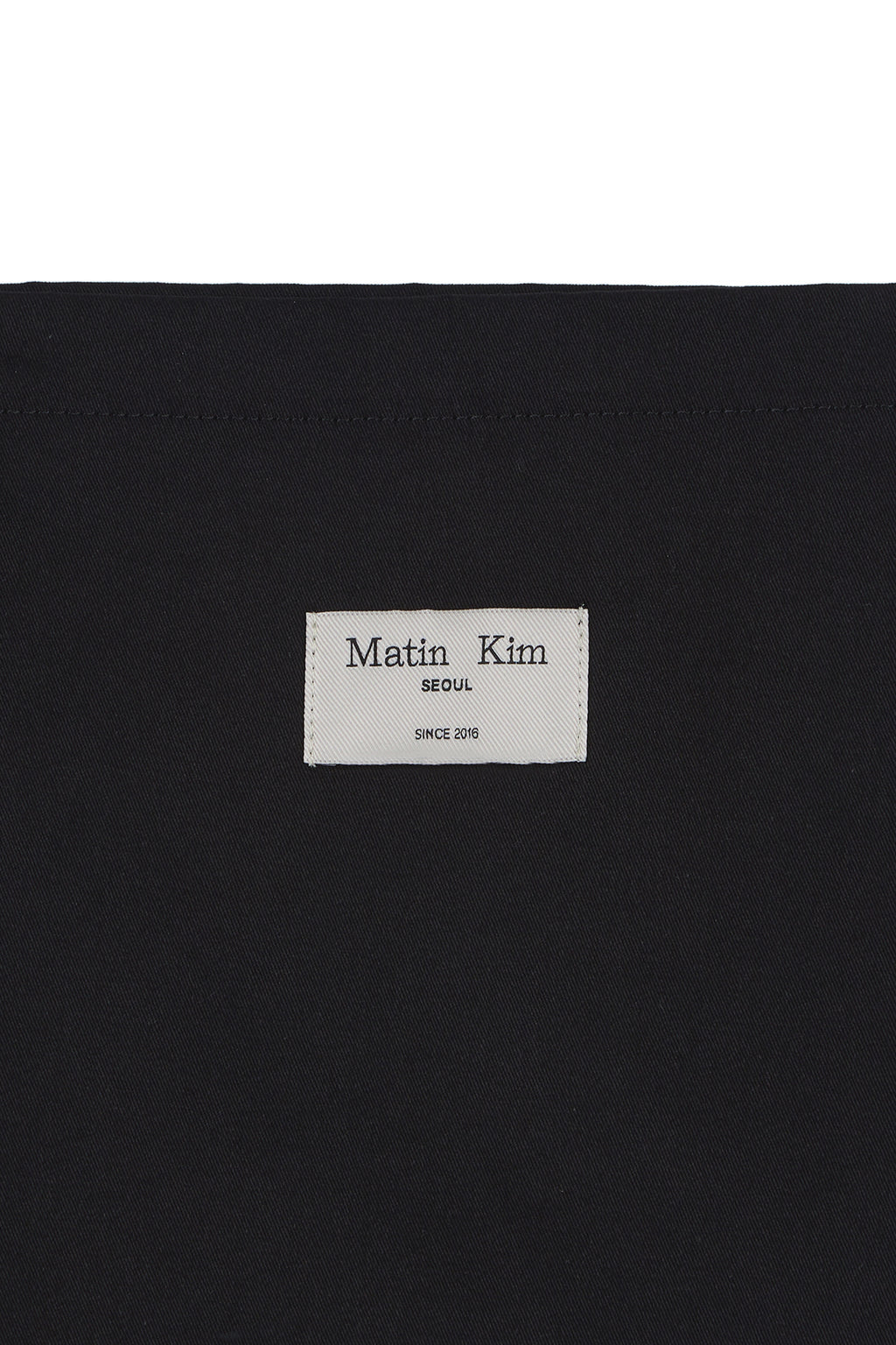 [matinkim] HANGEUL LOGO BIG ARCHIVE ECOBAG IN BLACK