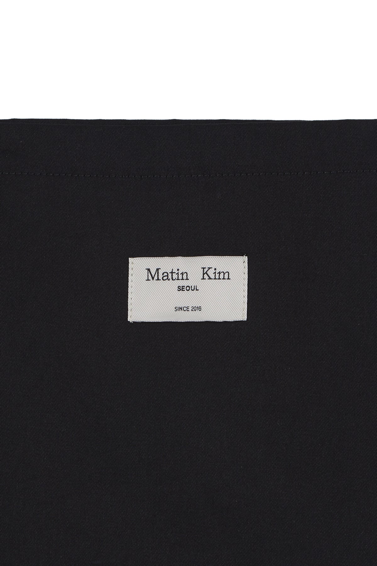 [matinkim] HANGEUL LOGO BIG ARCHIVE ECOBAG IN BLACK