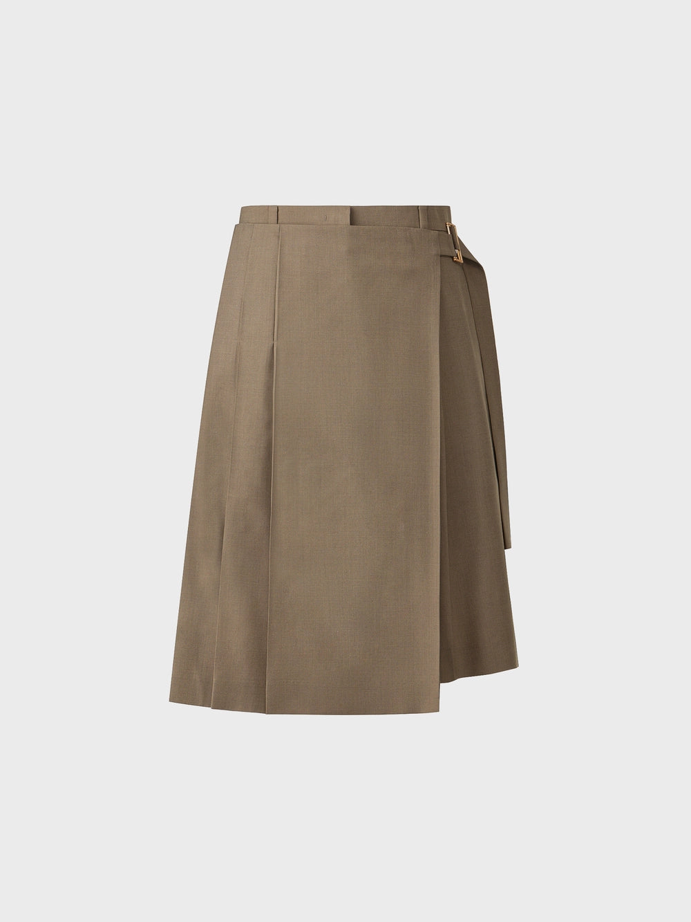 EENK Front Pleated Convertible Shorts - Khaki