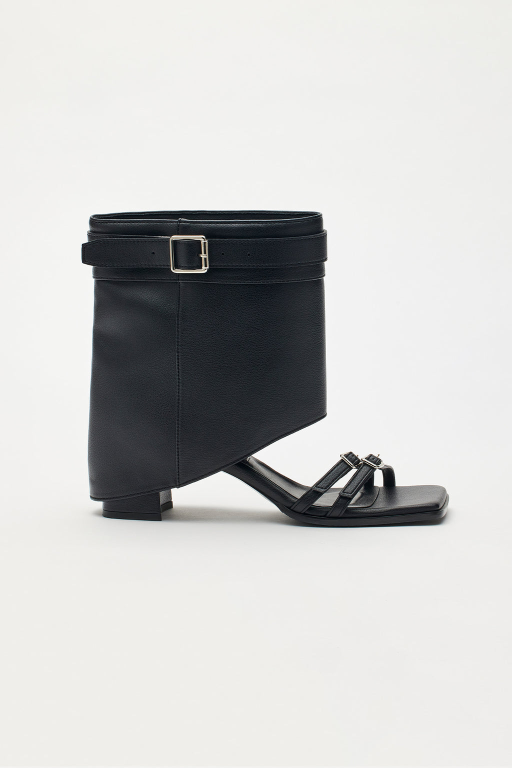 Matinkim Matin Kim Layered Sandal Ankle Boots IN Black