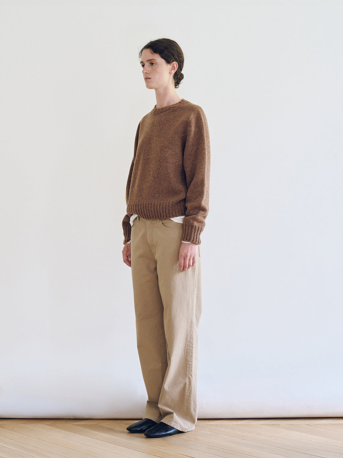 Nothing Written Bunny Wool Pullover Knit (Beige)