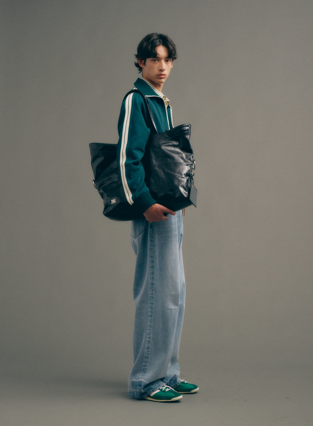 [satur] Nuoro 3-Way Bag - Glossy Black