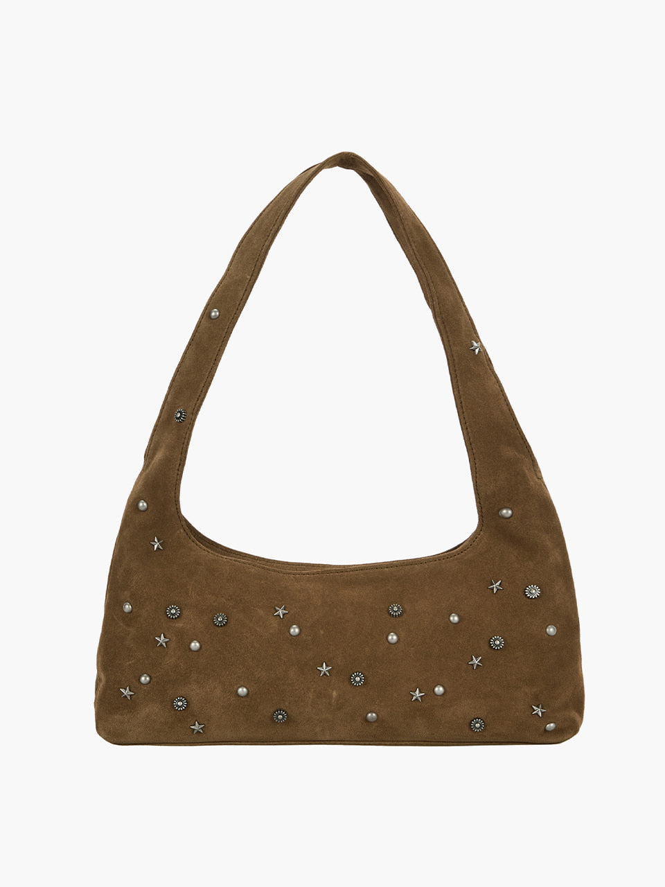 Margesherwood Halter Hobo cappuccino studded suede