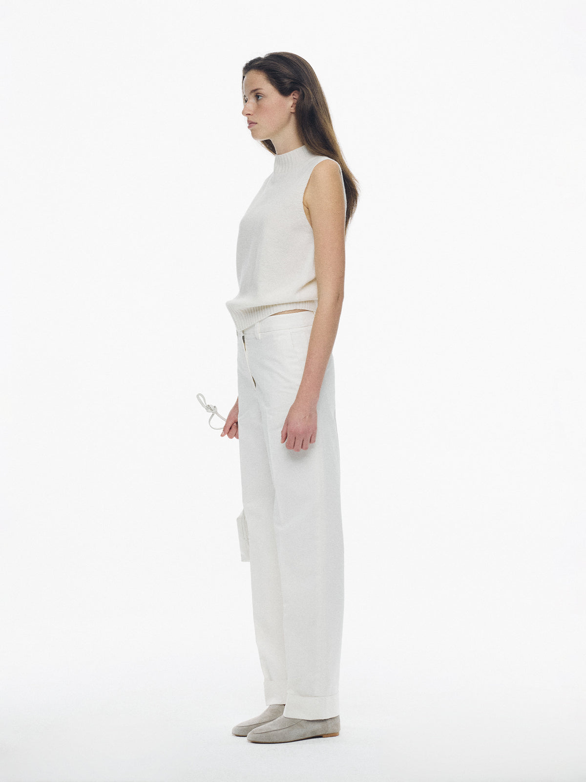 Nothing Written Cole knit vest (Ivory)