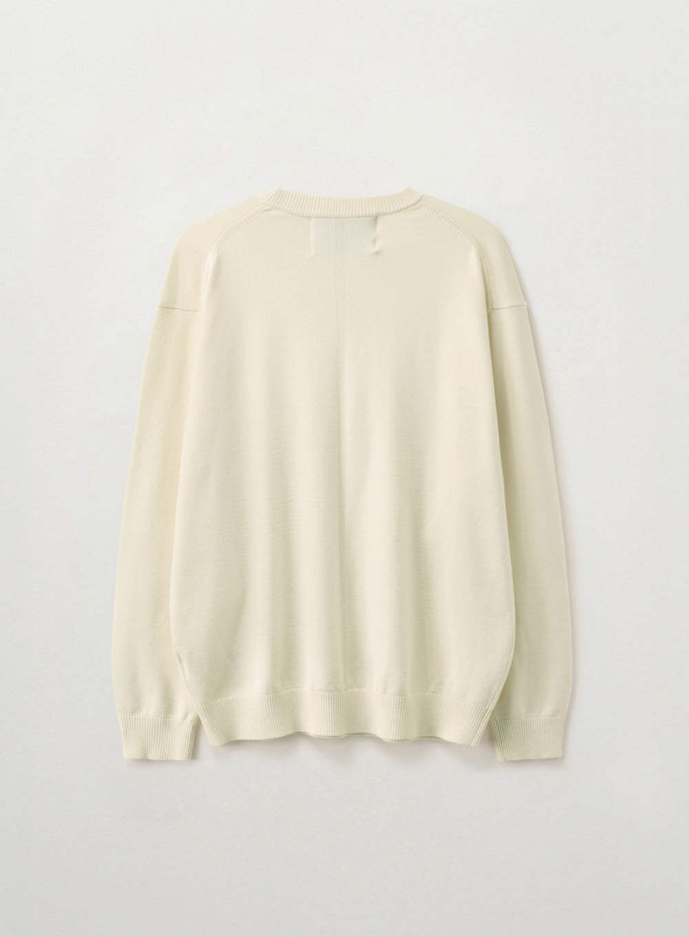 Satur Loren Basic Crewneck Knit - Cream
