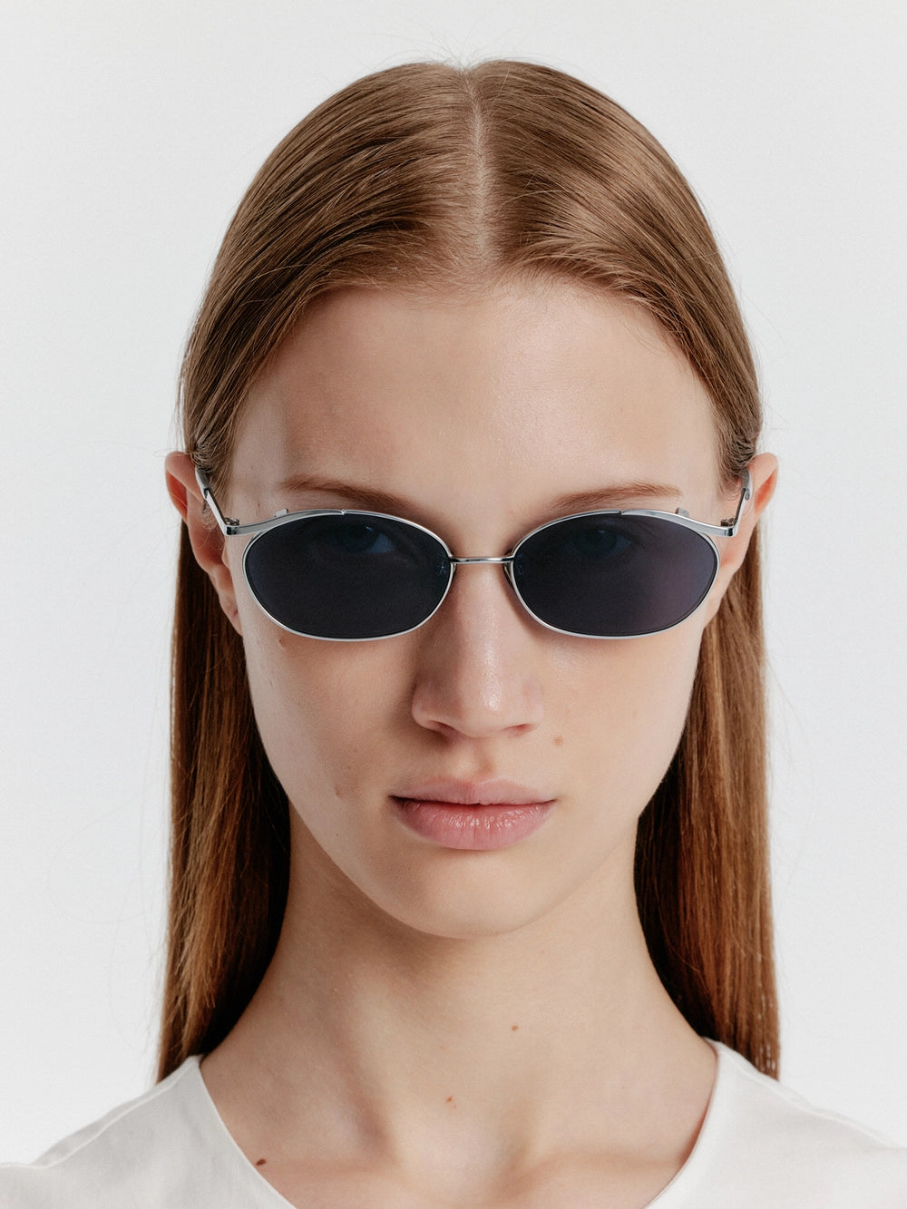 EENK Yvette Titanium Sunglasses - Blue