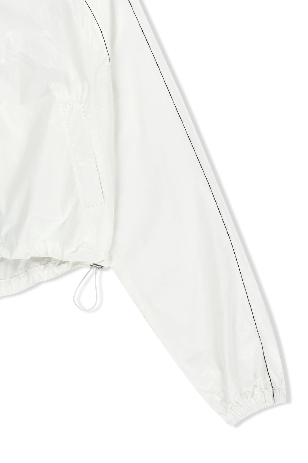 Matinkim Matin Crop Hoody Coating Jumper IN White