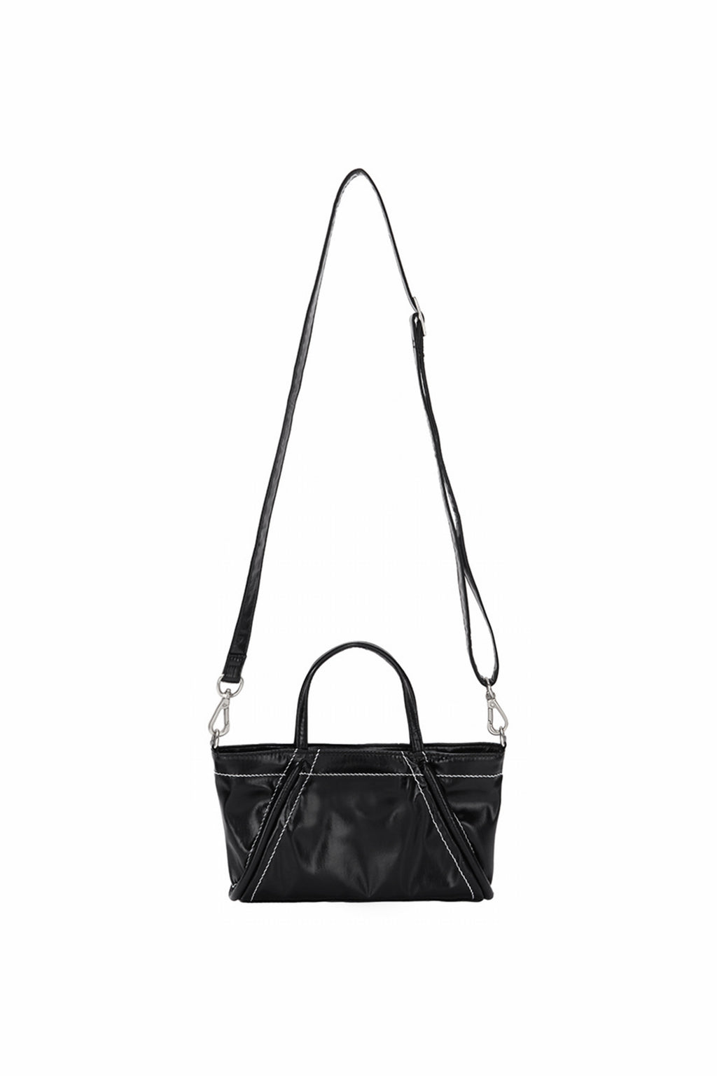 [matinkim] MINI COATING TOTE BAG IN BLACK