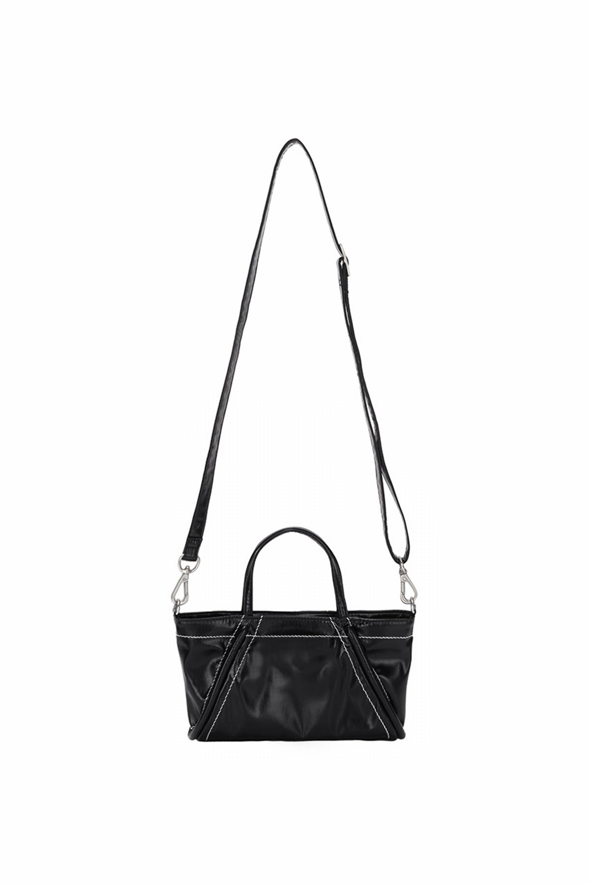 [matinkim] MINI COATING TOTE BAG IN BLACK