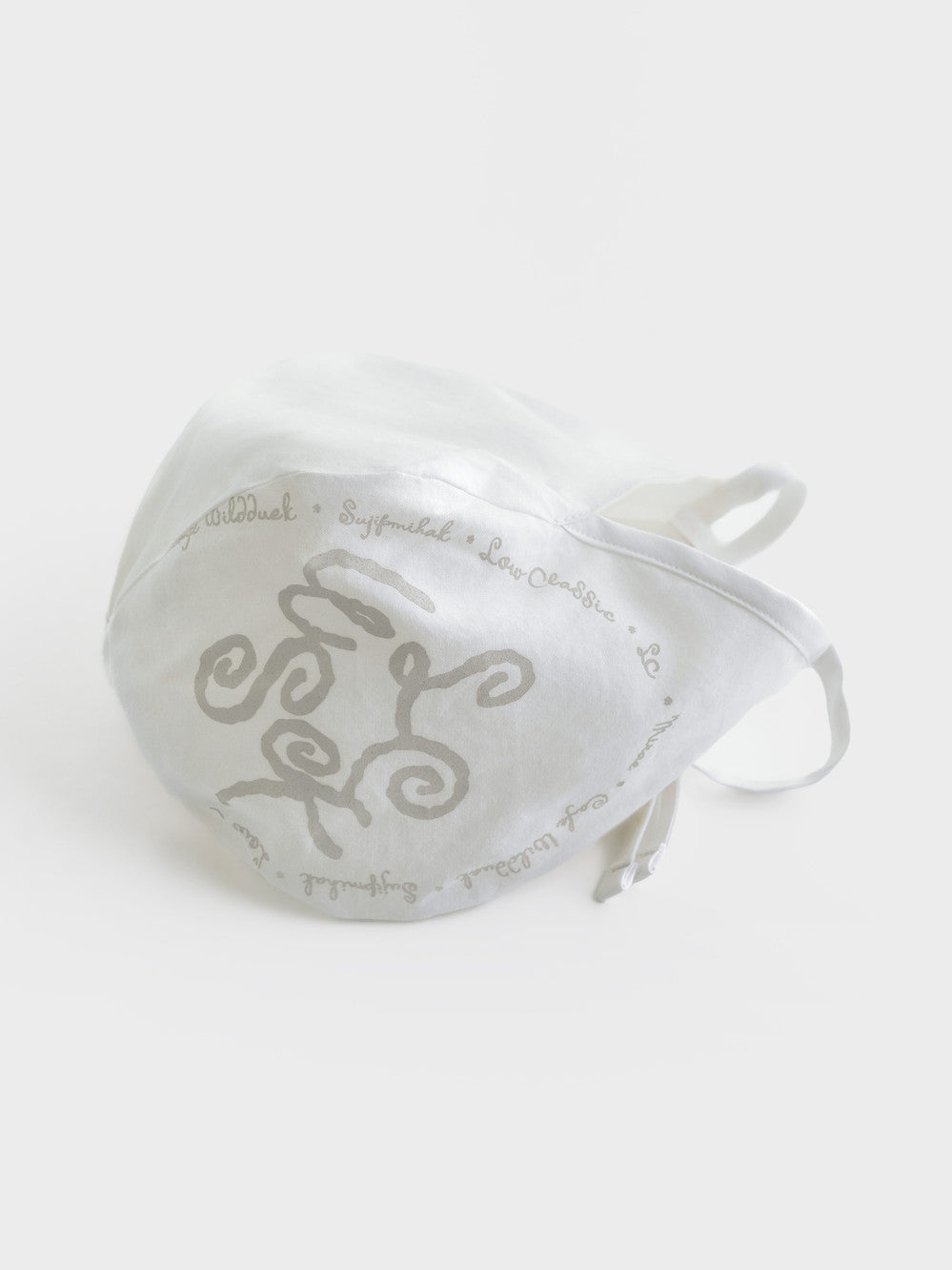 [Low Classic] Mirae Graphic Mini Cotton Bag_White