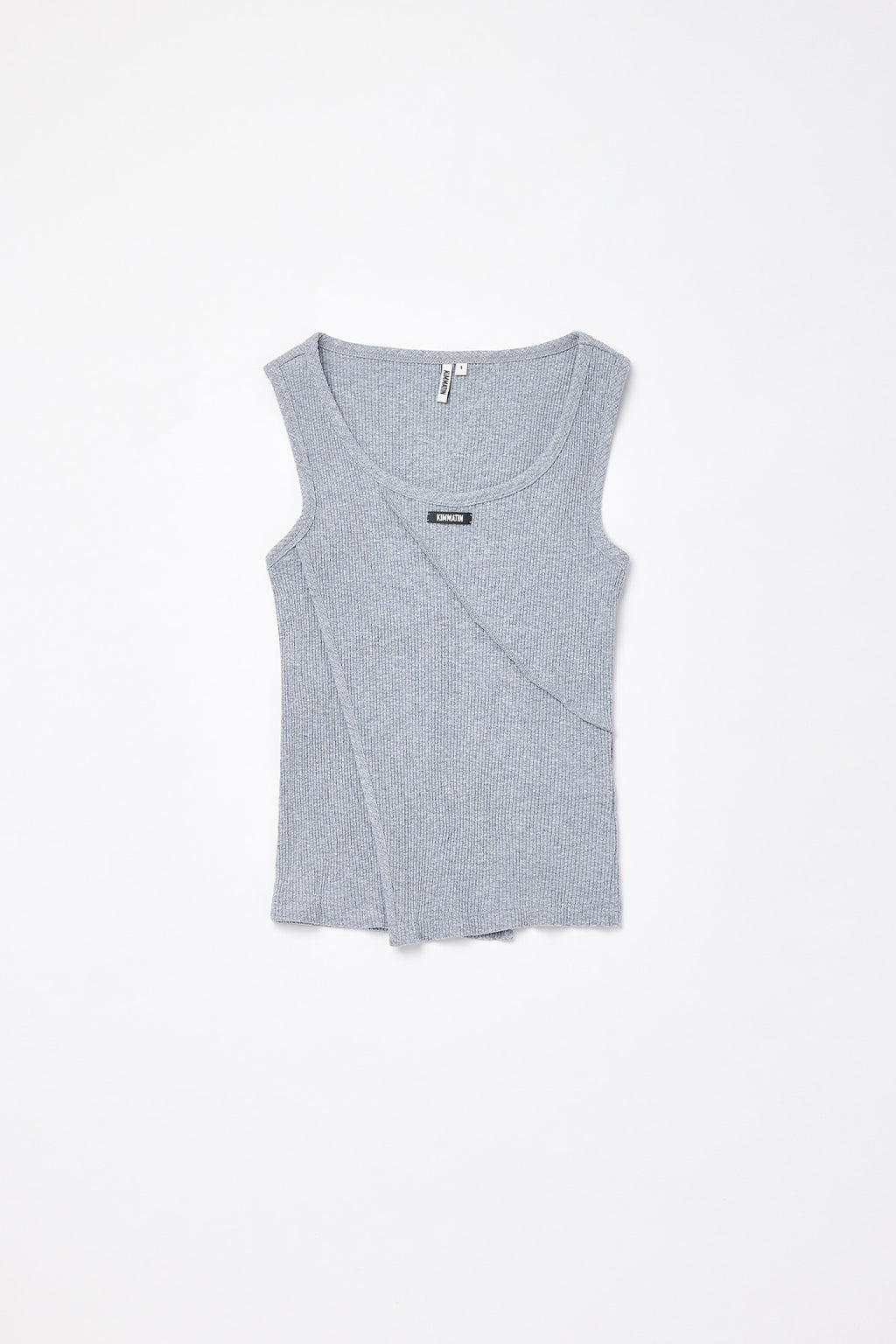 Matinkim Matin Kim Ribbed Slim Sleeveless IN Grey