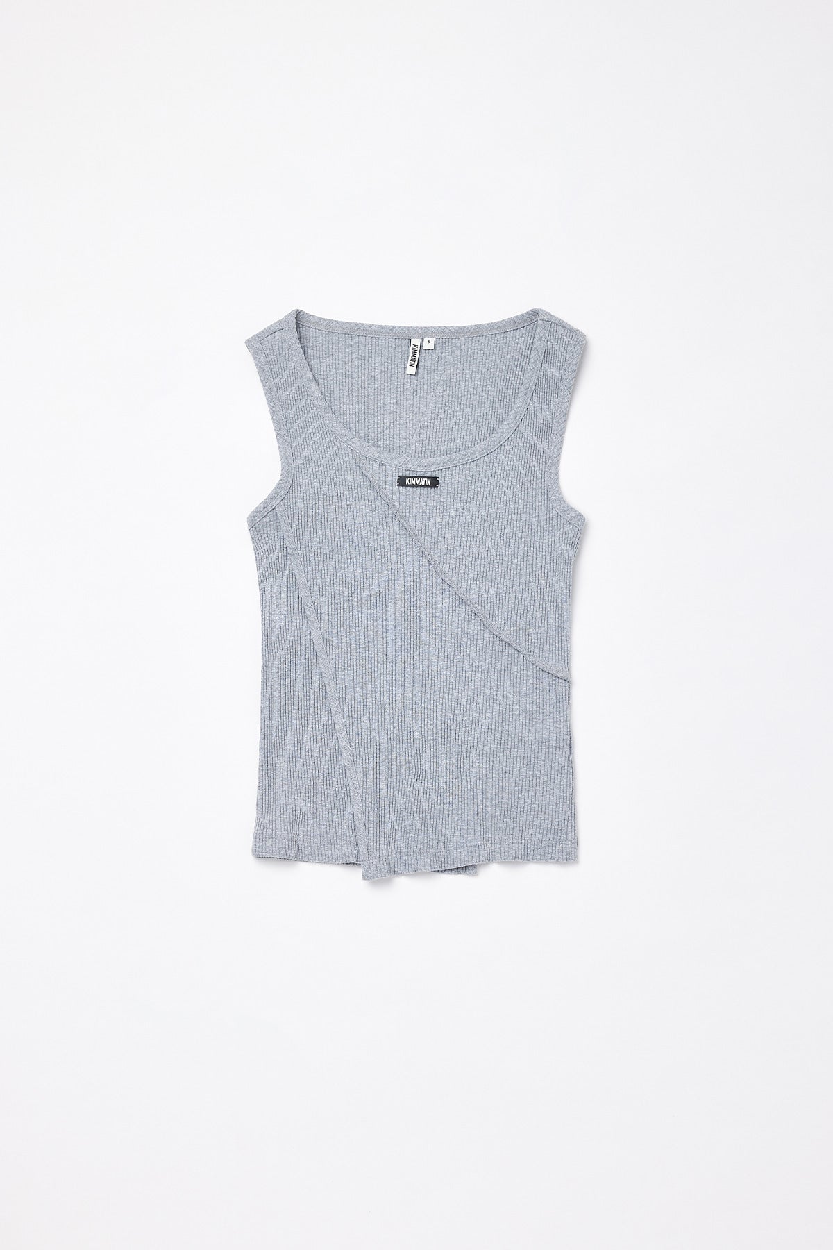 Matinkim Matin Kim Ribbed Slim Sleeveless IN Grey