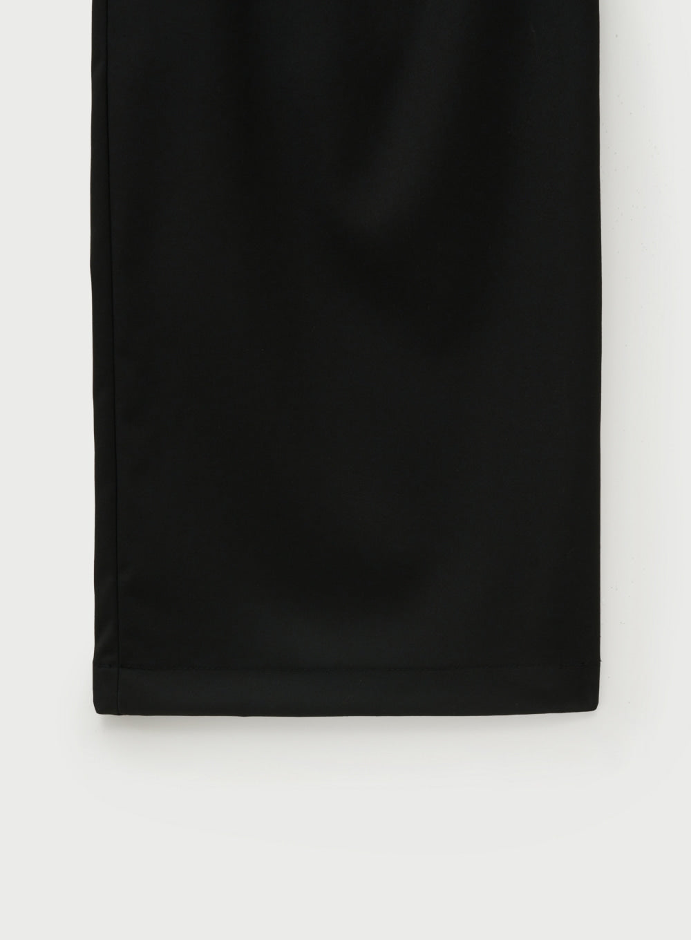 [satur] Classic One Tuck Easy Pants - Black