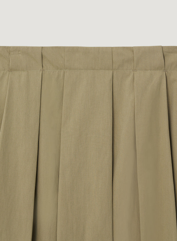Mango Maniplease Cindy Tuck Skirt Beige