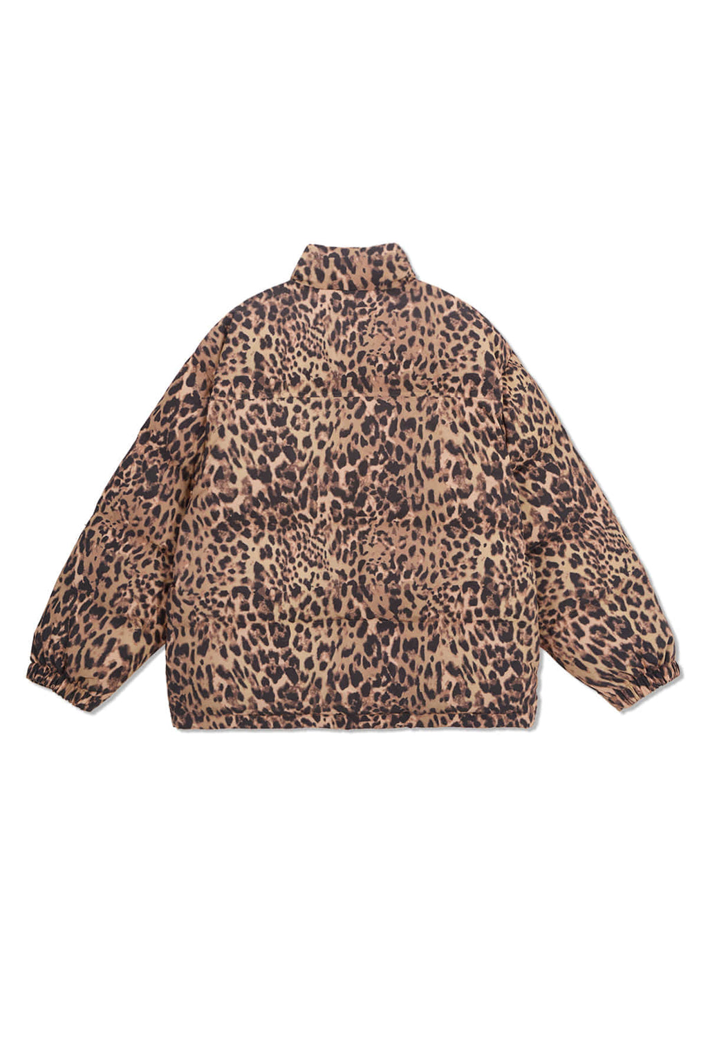 [matinkim] Leopard Down Jumper IN Mix