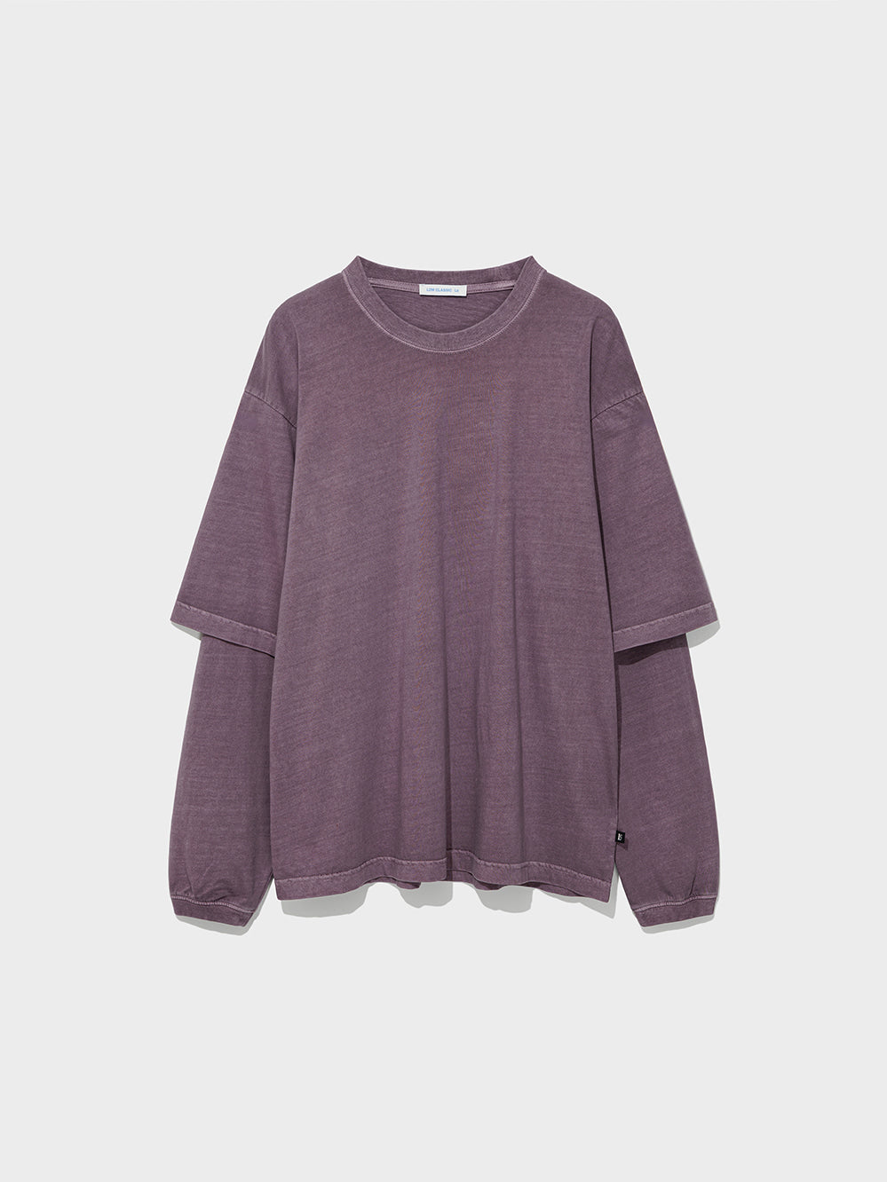 Low Classic Oversized Lc Layered Tee Lilac