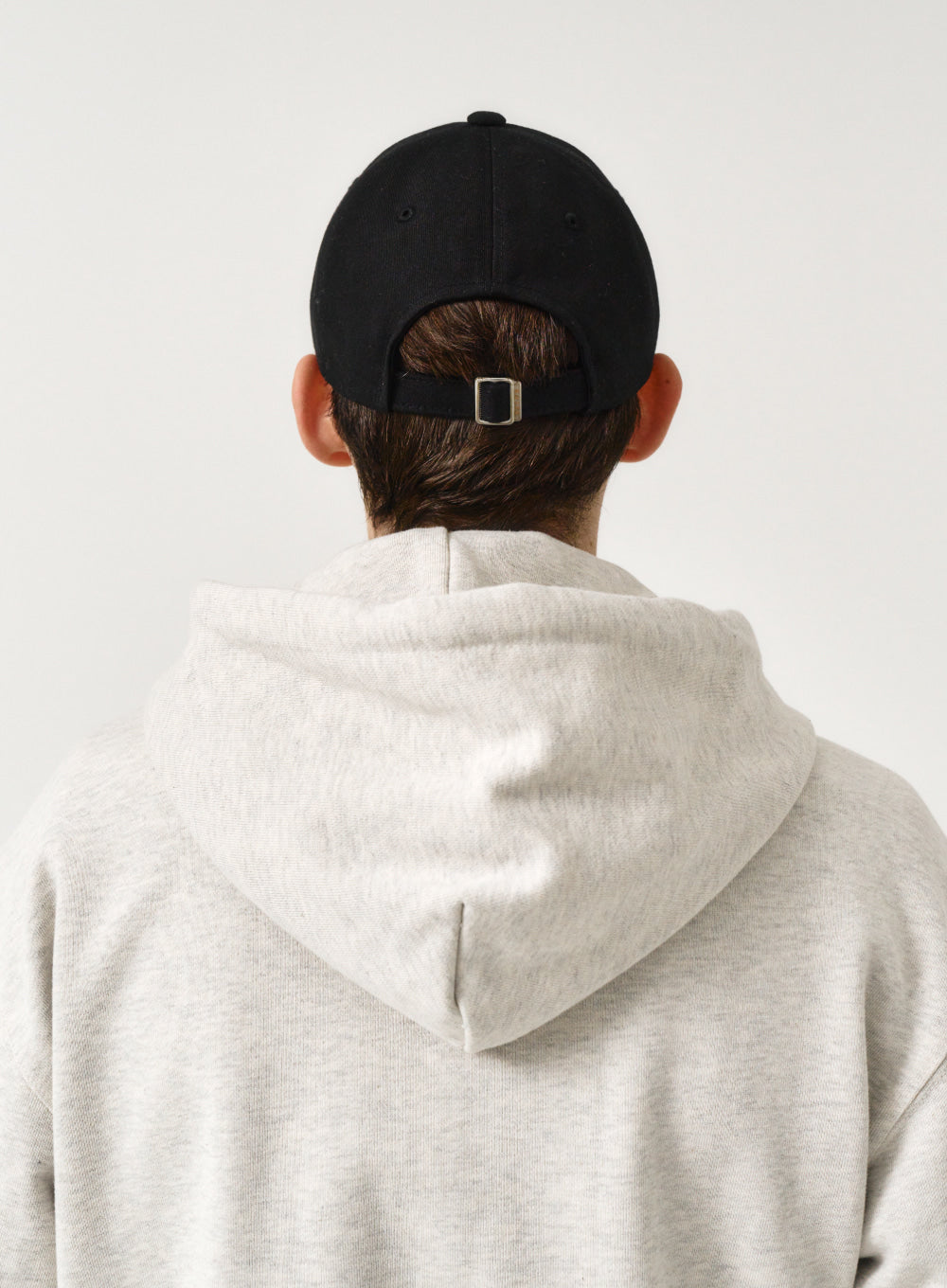 [satur] Vintage Casual Applique Ball Cap - Black