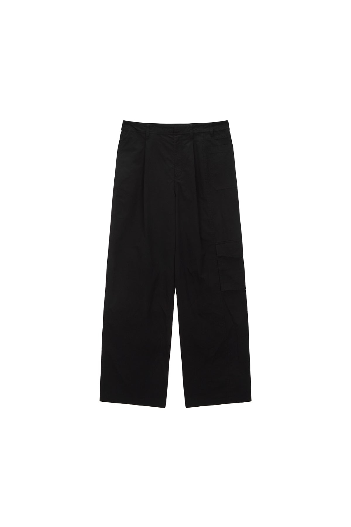 Matinkim Asymmetric Chino Trouser For Men IN Black
